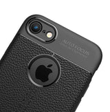 Apple iPhone 7 Kılıf Zore Niss Silikon Kapak Siyah
