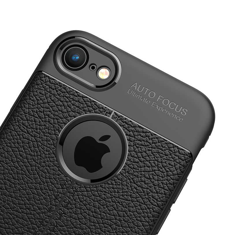 Apple iPhone 7 Kılıf Zore Niss Silikon Kapak Lacivert