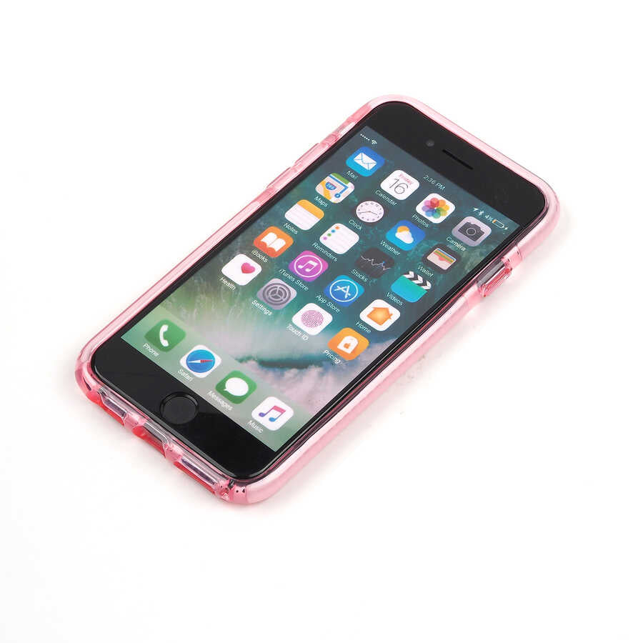 Apple iPhone 7 Kılıf Zore Punto Kapak Pembe