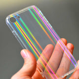 Apple iPhone 7 Kılıf Zore Rainbow Kapak Renksiz