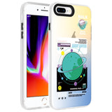 Apple iPhone 7 Plus Kılıf Desenli Zore Dragon Sert Kapak Gezegen