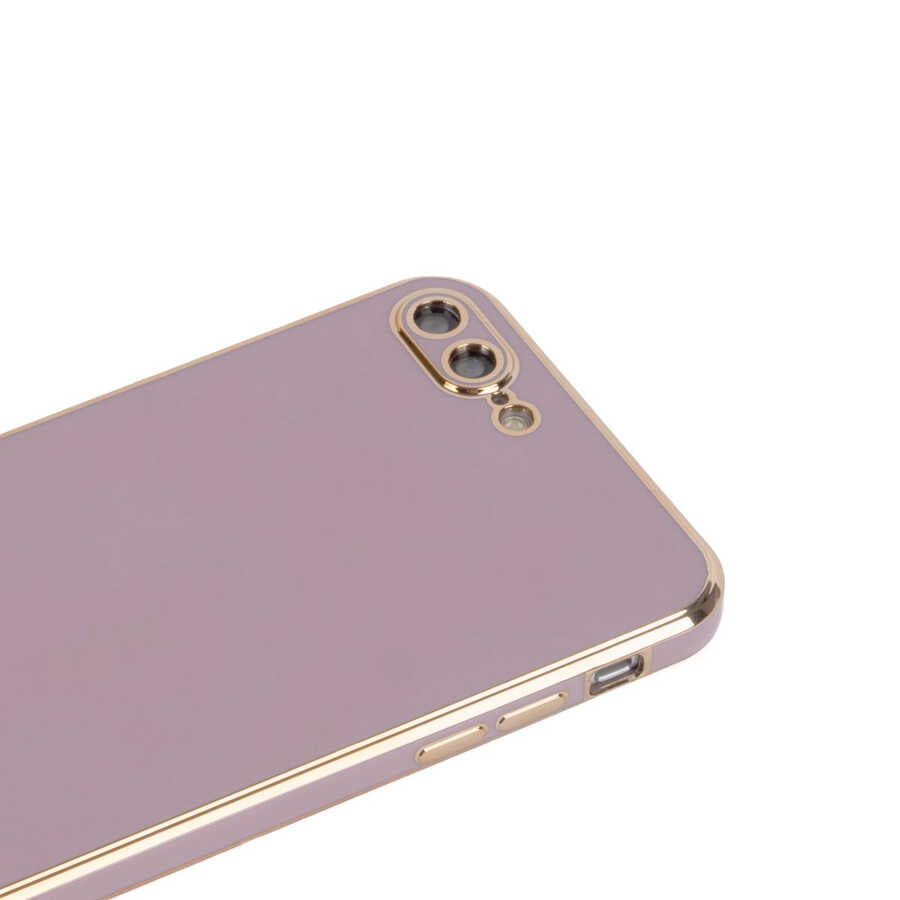 Apple iPhone 7 Plus Kılıf Zore Bark Kapak Mavi Açık