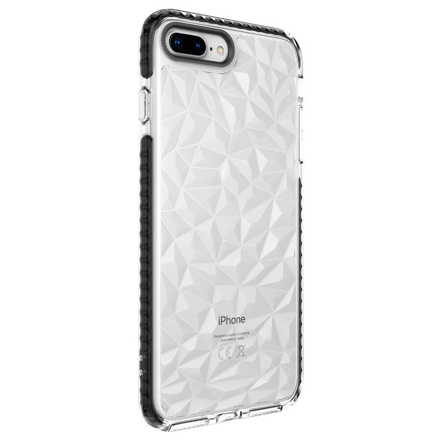 Apple iPhone 7 Plus Kılıf Zore Buzz Kapak Mor