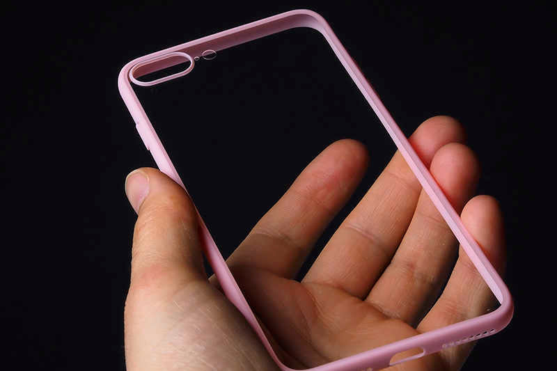 Apple iPhone 7 Plus Kılıf Zore Endi Kapak Pembe