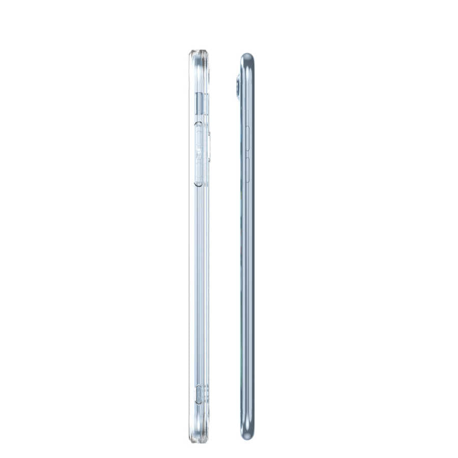 Apple iPhone 7 Plus Kılıf Zore Fizy Kapak Renksiz