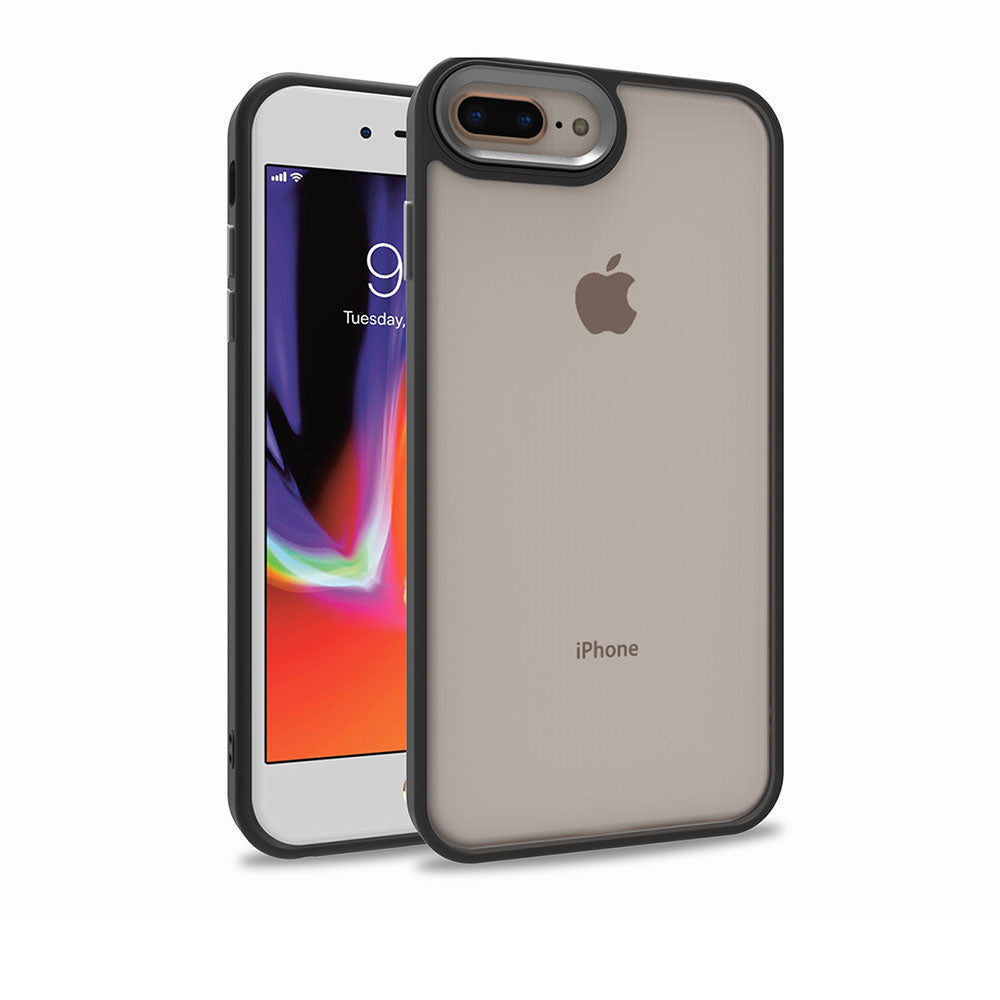 Apple iPhone 7 Plus Kılıf Zore Flora Kapak Rose Gold