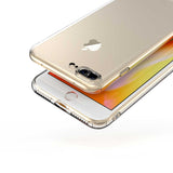 Apple iPhone 7 Plus Kılıf Zore Kamera Korumalı Süper Silikon Kapak Renksiz