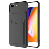 Apple iPhone 7 Plus Kılıf Zore Kartix Kapak Lila