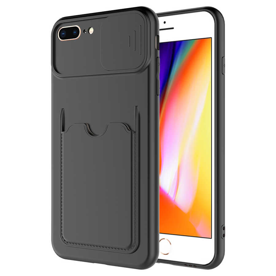 Apple iPhone 7 Plus Kılıf Zore Kartix Kapak Lila