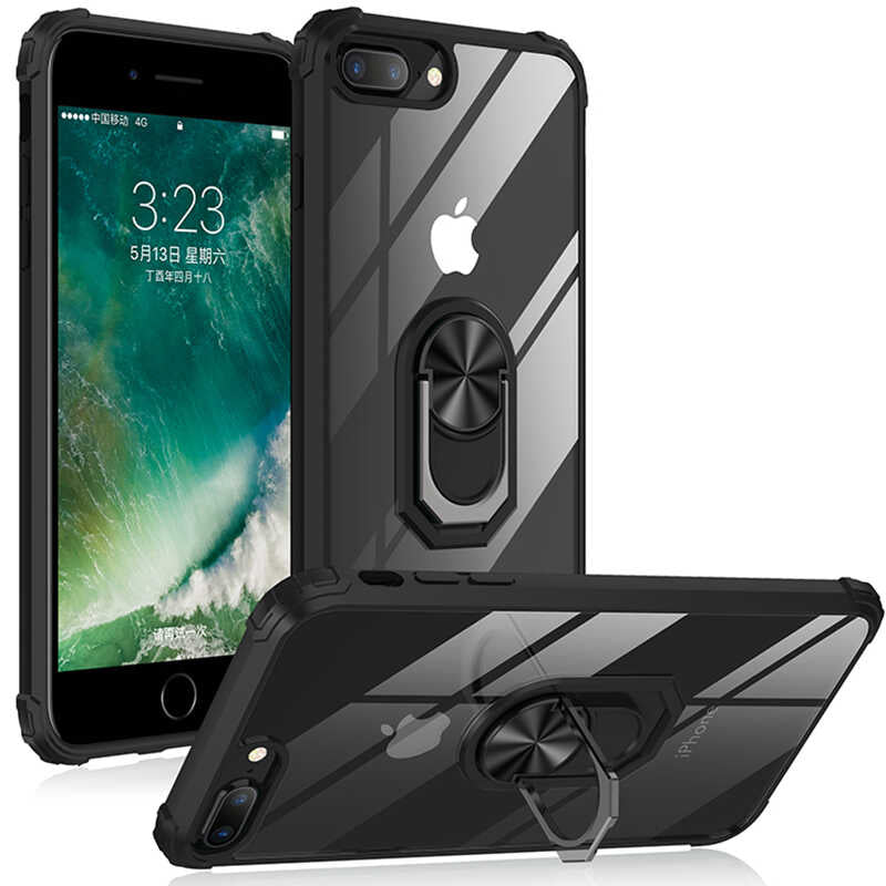 Apple iPhone 8 Plus Kılıf Zore Mola Kapak Lacivert