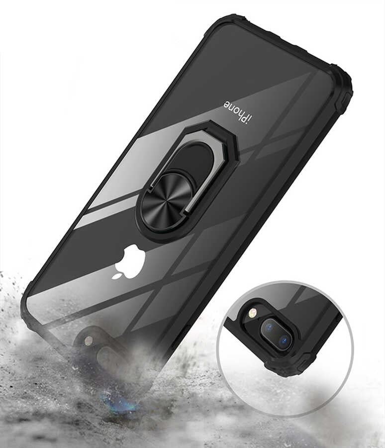 Apple iPhone 8 Plus Kılıf Zore Mola Kapak Lacivert