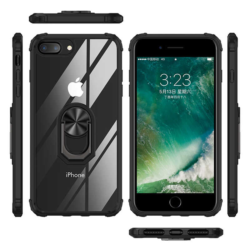 Apple iPhone 8 Plus Kılıf Zore Mola Kapak Lacivert
