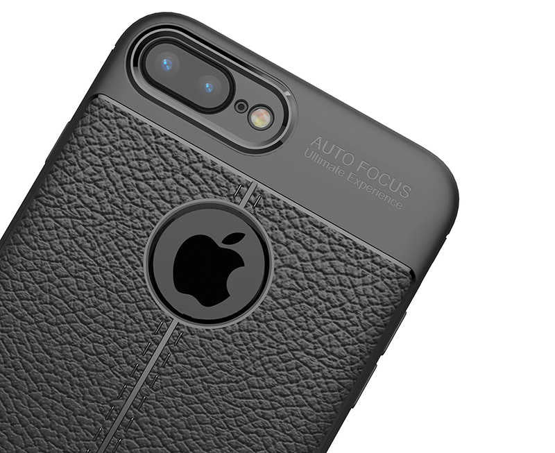 Apple iPhone 7 Plus Kılıf Zore Niss Silikon Kapak Lacivert