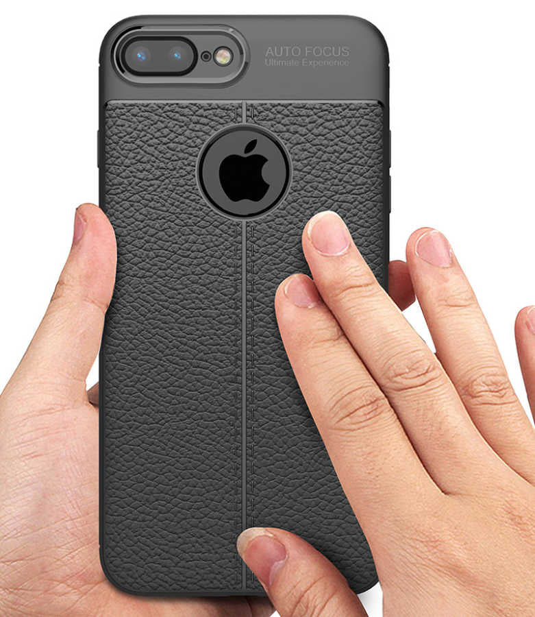 Apple iPhone 7 Plus Kılıf Zore Niss Silikon Kapak Lacivert