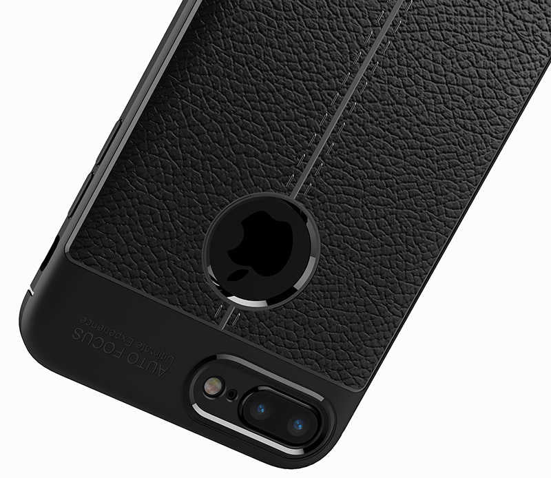 Apple iPhone 7 Plus Kılıf Zore Niss Silikon Kapak Lacivert
