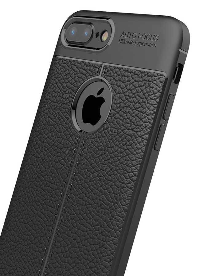 Apple iPhone 7 Plus Kılıf Zore Niss Silikon Kapak Lacivert