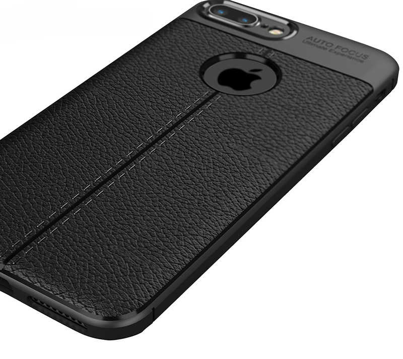 Apple iPhone 7 Plus Kılıf Zore Niss Silikon Kapak Lacivert