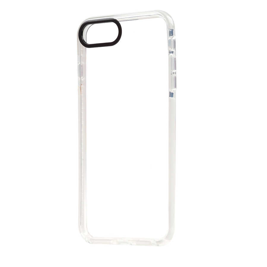 Apple iPhone 7 Plus Kılıf Zore Punto Kapak Beyaz