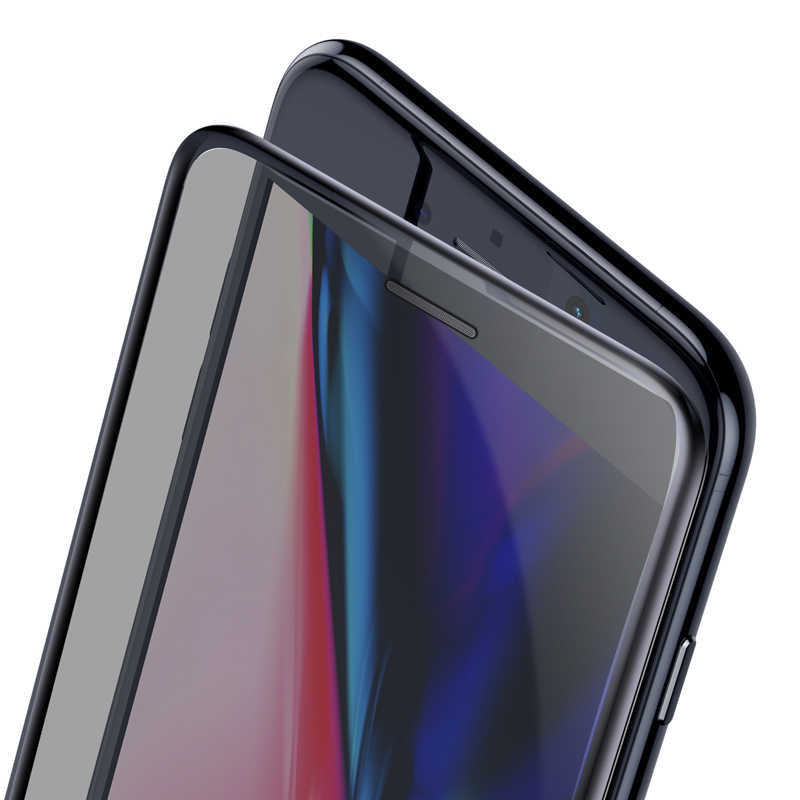 Apple iPhone 7 Plus Zore Anti-Dust Privacy Temperli Ekran Koruyucu Siyah