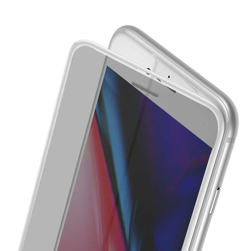 Apple iPhone 7 Plus Zore Anti-Dust Privacy Temperli Ekran Koruyucu Beyaz
