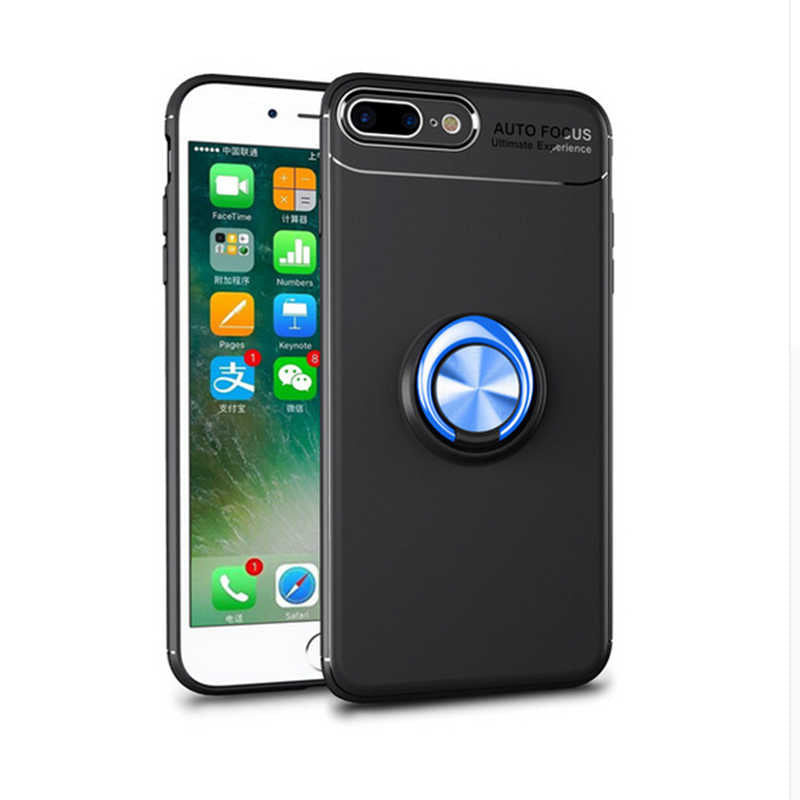 Apple iPhone 7 Plus Kılıf Zore Ravel Silikon Kapak Kırmızı