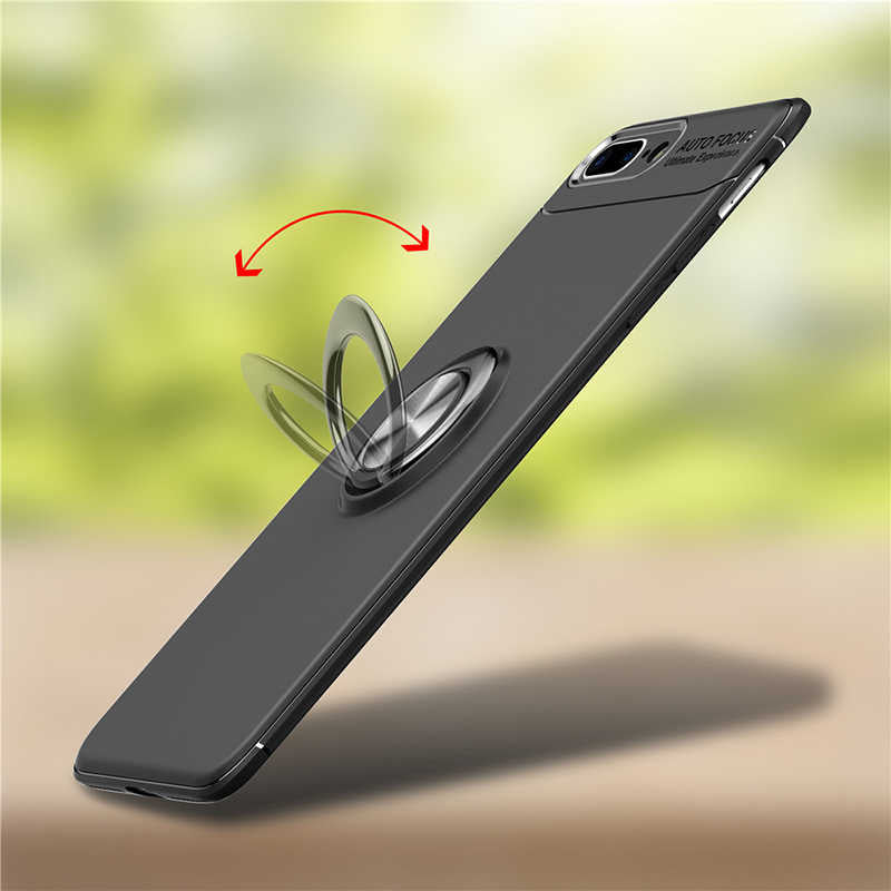 Apple iPhone 7 Plus Kılıf Zore Ravel Silikon Kapak Kırmızı