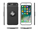Apple iPhone 7 Plus Kılıf Zore Ravel Silikon Kapak Kırmızı