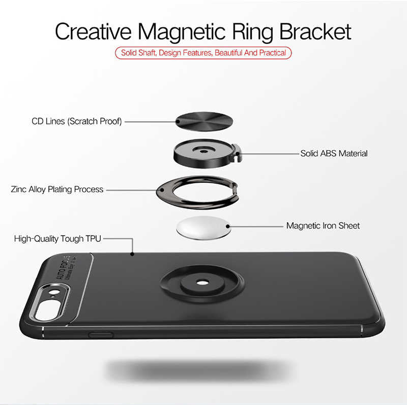 Apple iPhone 7 Plus Kılıf Zore Ravel Silikon Kapak Kırmızı