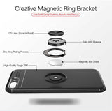Apple iPhone 7 Plus Kılıf Zore Ravel Silikon Kapak Kırmızı