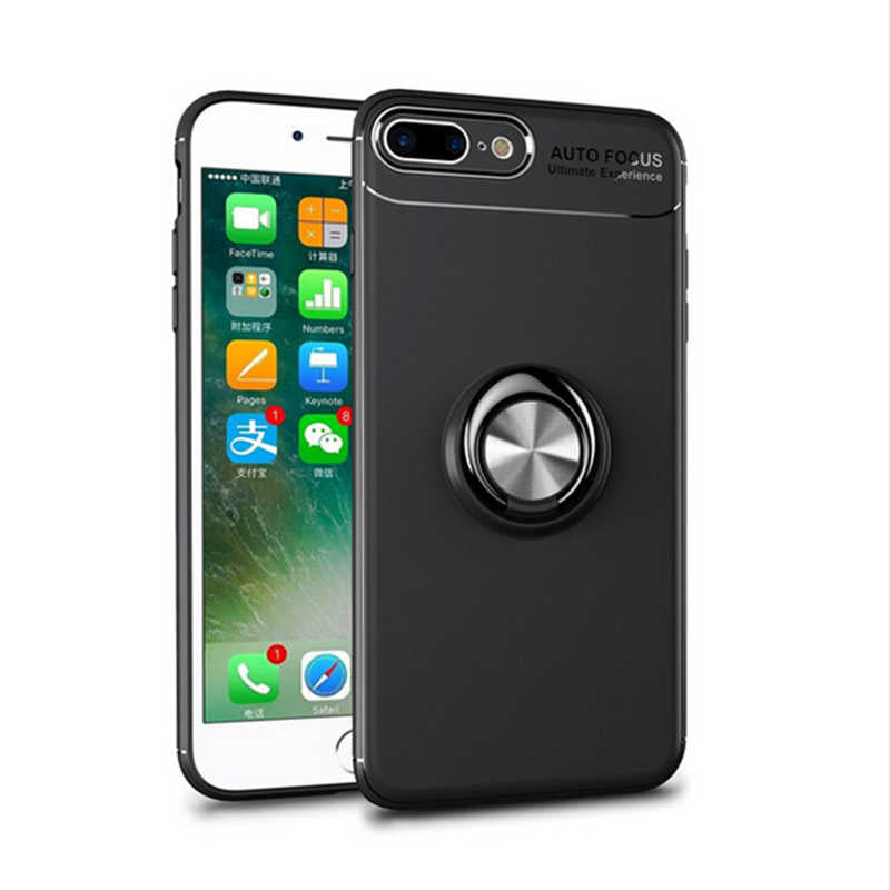 Apple iPhone 7 Plus Kılıf Zore Ravel Silikon Kapak Kırmızı