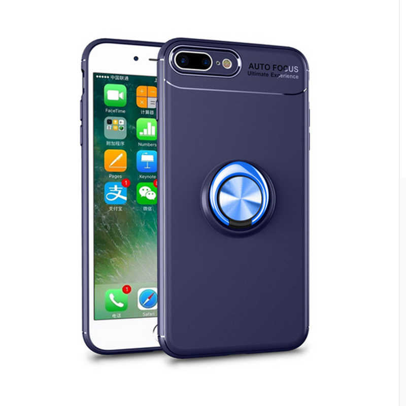 Apple iPhone 7 Plus Kılıf Zore Ravel Silikon Kapak Kırmızı