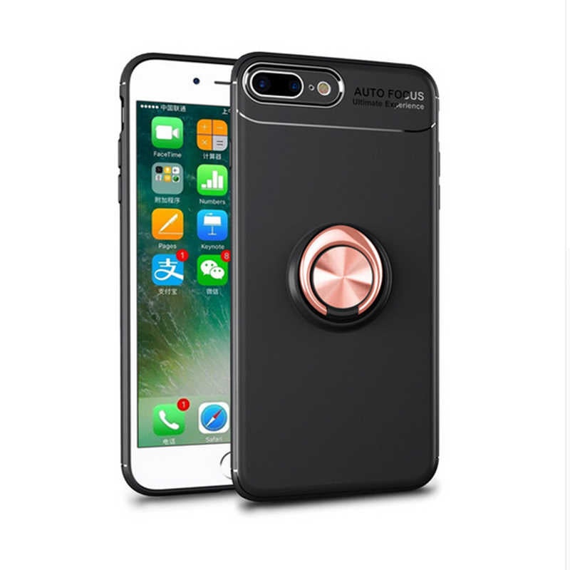 Apple iPhone 7 Plus Kılıf Zore Ravel Silikon Kapak Kırmızı