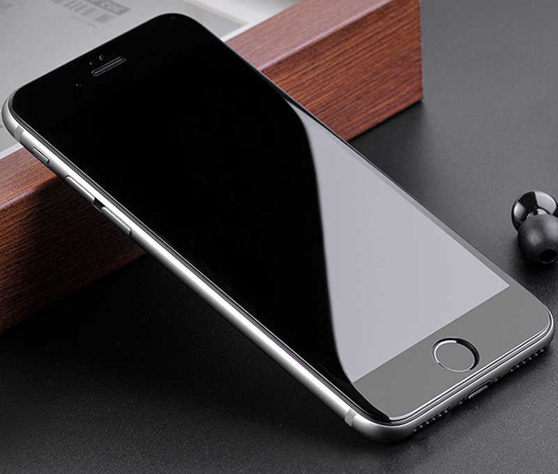 Apple iPhone 7 Zore 3D Latte Cam Ekran Koruyucu Beyaz