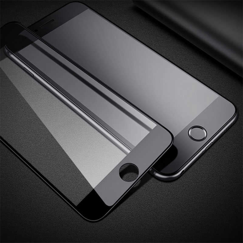 Apple iPhone 7 Zore 3D Latte Cam Ekran Koruyucu Beyaz