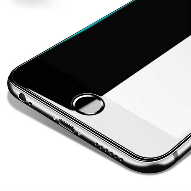 Apple iPhone 7 Zore 3D Latte Cam Ekran Koruyucu Beyaz