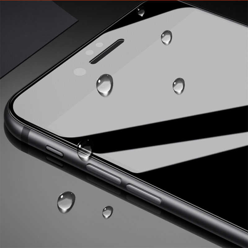 Apple iPhone 7 Zore 3D Latte Cam Ekran Koruyucu Beyaz