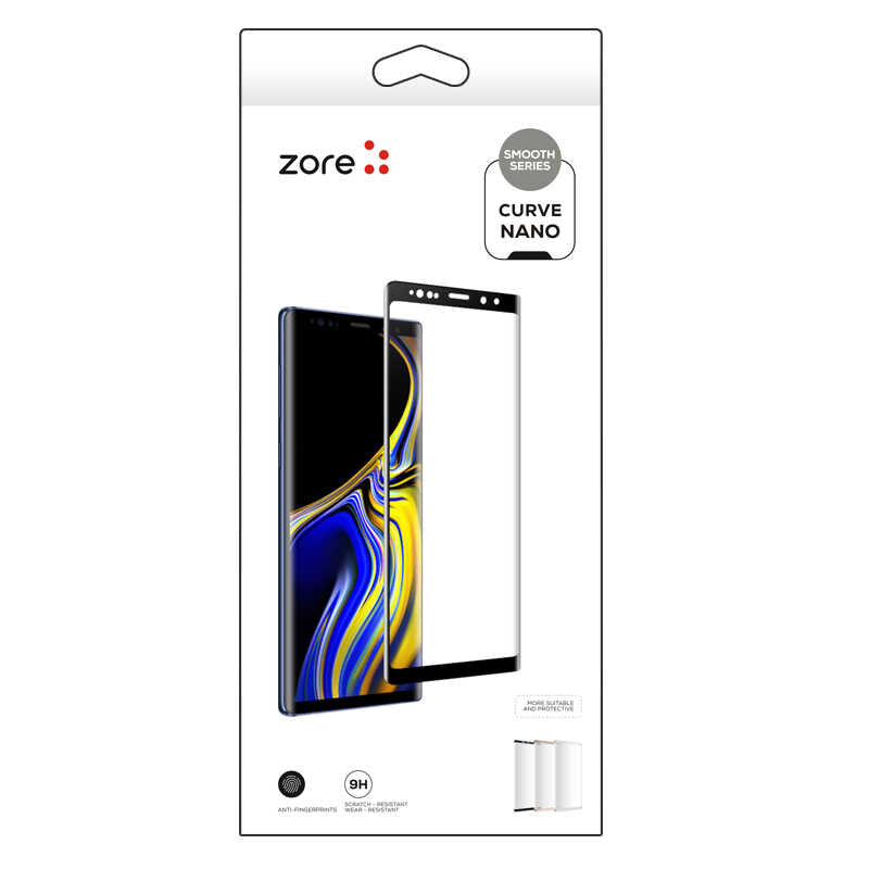 Apple iPhone 7 Zore 3D Short Curve Nano Ekran Koruyucu Beyaz
