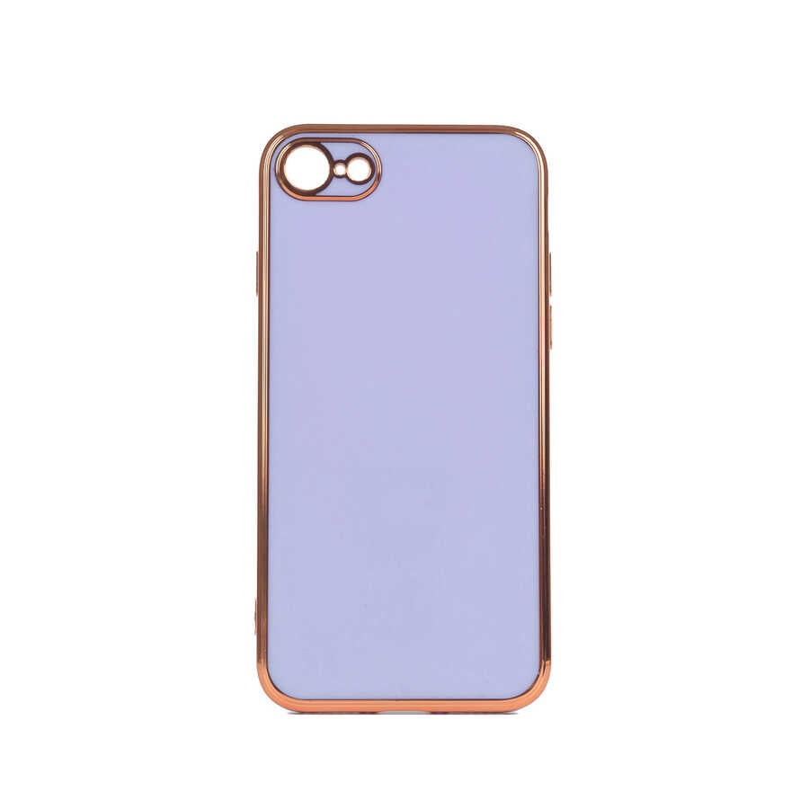 Apple iPhone 8 Kılıf Zore Bark Kapak Mor