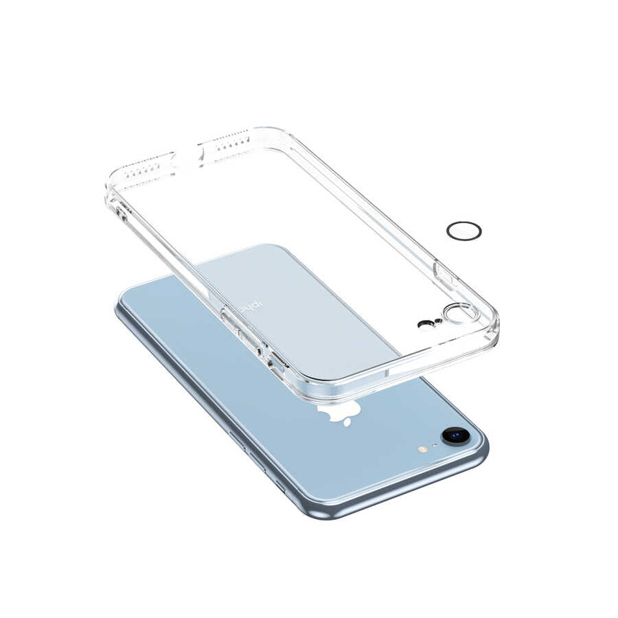 Apple iPhone 8 Kılıf Zore Fizy Kapak Renksiz