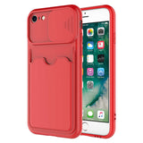 Apple iPhone 8 Kılıf Zore Kartix Kapak Siyah