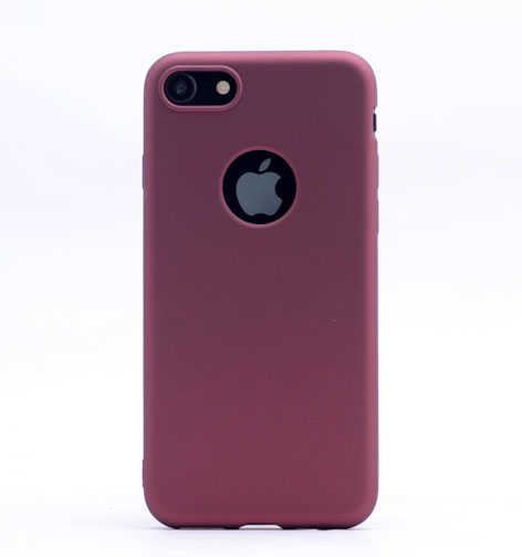Apple iPhone 8 Kılıf Zore Premier Silikon Kapak Siyah