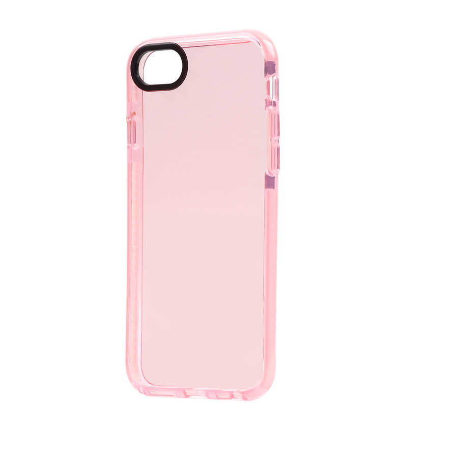 Apple iPhone 8 Kılıf Zore Punto Kapak Pembe