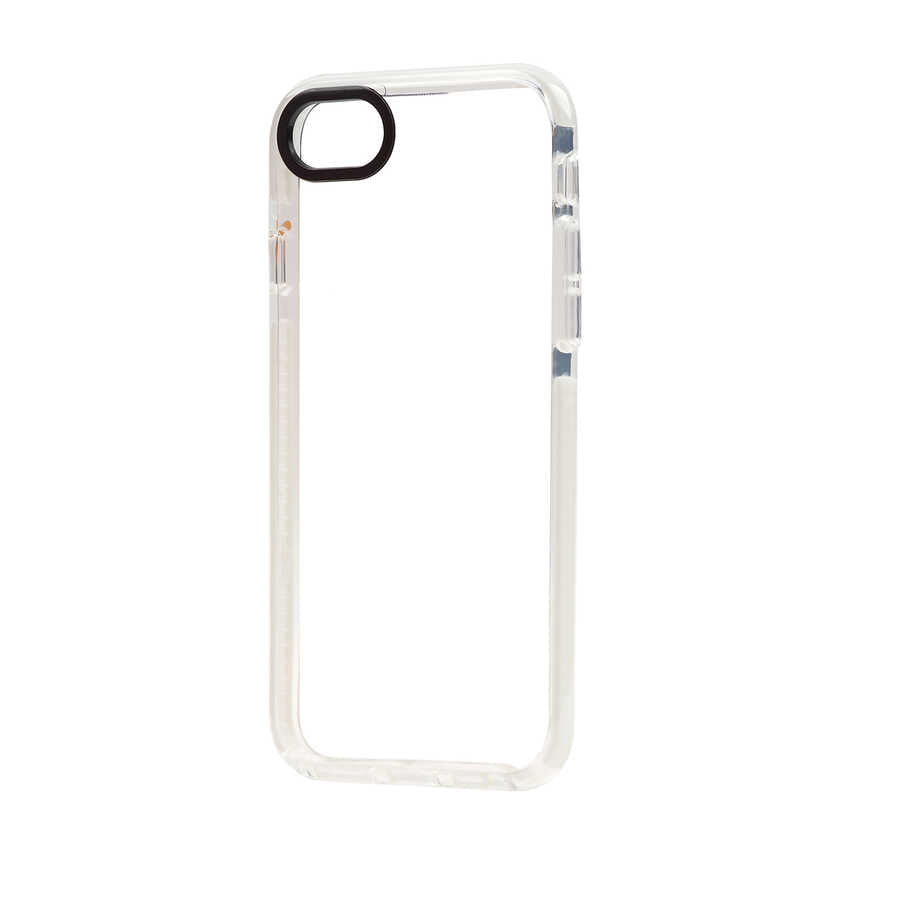 Apple iPhone 8 Kılıf Zore Punto Kapak Beyaz
