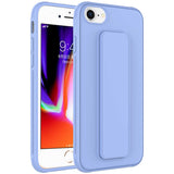 Apple iPhone 8 Kılıf Zore Qstand Kapak Lila