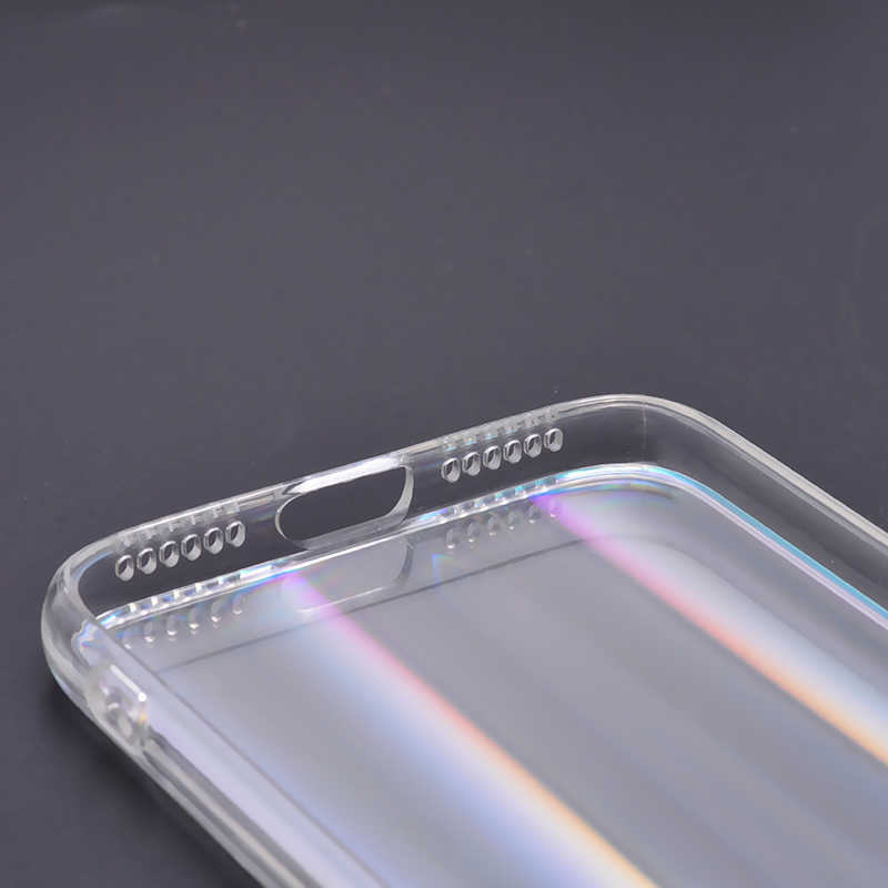 Apple iPhone 8 Kılıf Zore Rainbow Kapak Renksiz