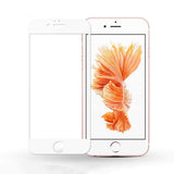 Apple iPhone 8 Plus Davin 5D Cam Ekran Koruyucu Beyaz
