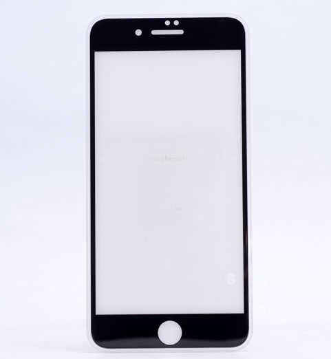 Apple iPhone 8 Plus Zore Kenarları Kırılmaya Dayanıklı Cam Ekran Koruyucu Beyaz