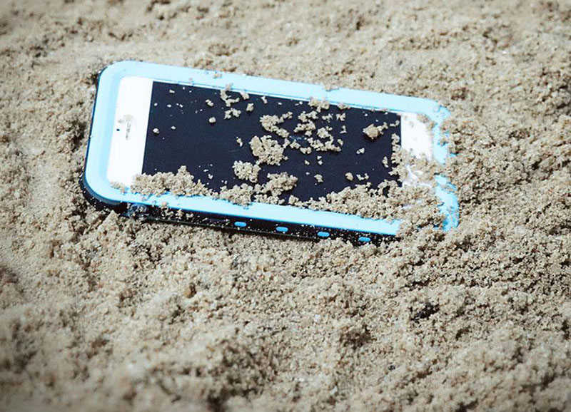 Apple iPhone 8 Plus Kılıf 1-1 Su Geçirmez Kılıf Siyah
