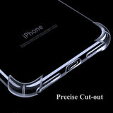 Apple iPhone 8 Plus Kılıf Zore Nitro Anti Shock Silikon Renksiz