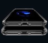 Apple iPhone 8 Plus Kılıf Zore Nitro Anti Shock Silikon Renksiz